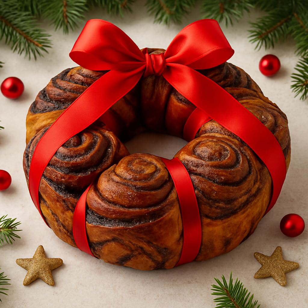 Artisan Babka Cake | Purim Gift, Mishloach Manot | Chocolate & Cinnamon Swirled Babka | Gourmet Bakery Dessert | Kosher, Nut Free, Dairy Free |