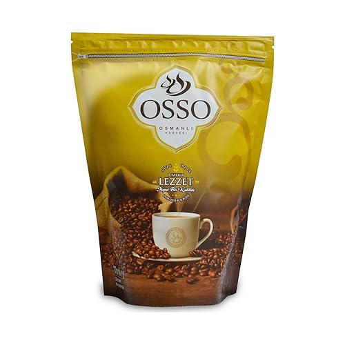 THT Premium Quality Ottoman Coffee ,Handmade Fine Ground Arabica,Handmade Grounded Coffee with Milk,8 different flavors, By Osmanl? 500gr 17.6 oz
