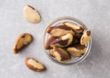 Food to Live Organic Dry Roasted Brazil Nuts with Himalayan Salt, 1 Pound Non-GMO, Oven Roasted, Lightly Salted, No Oil Added, Whole. Vegan, Kosher