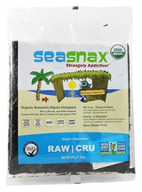 SeaSnax Raw Raw Raw Unroasted Seaweed - 10 Sheets