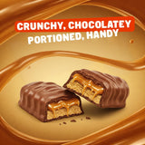 Twix Minis Caramel Candy Bars 2 lb - Anti Melt Pack, Bulk Resealable Bag, Individually Wrapped (82 Pieces), Convenient Snack-Size Format