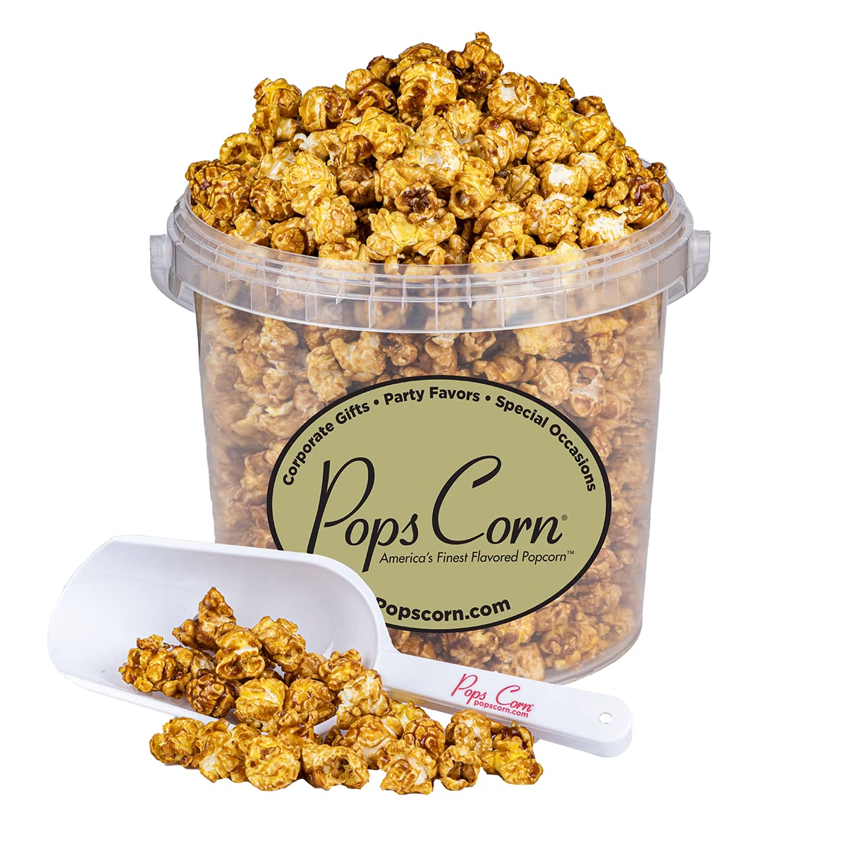 Gourmet Caramel Popcorn-Pops Corn® - 1.5lbs Fresh Small Batch Caramel Corn - Gluten-Free Gourmet Popcorn- Perfect for Gifts, Parties & Movie Nights.