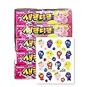 Crown Sweet and Sour Candy Peach Flavor 435g (29g X 15ea) + Cute Character Stickers