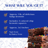 Fathers Day Gift Basket Chocolate Brownies Food Gift For Dad Men Him Package | Nut Free | Kosher