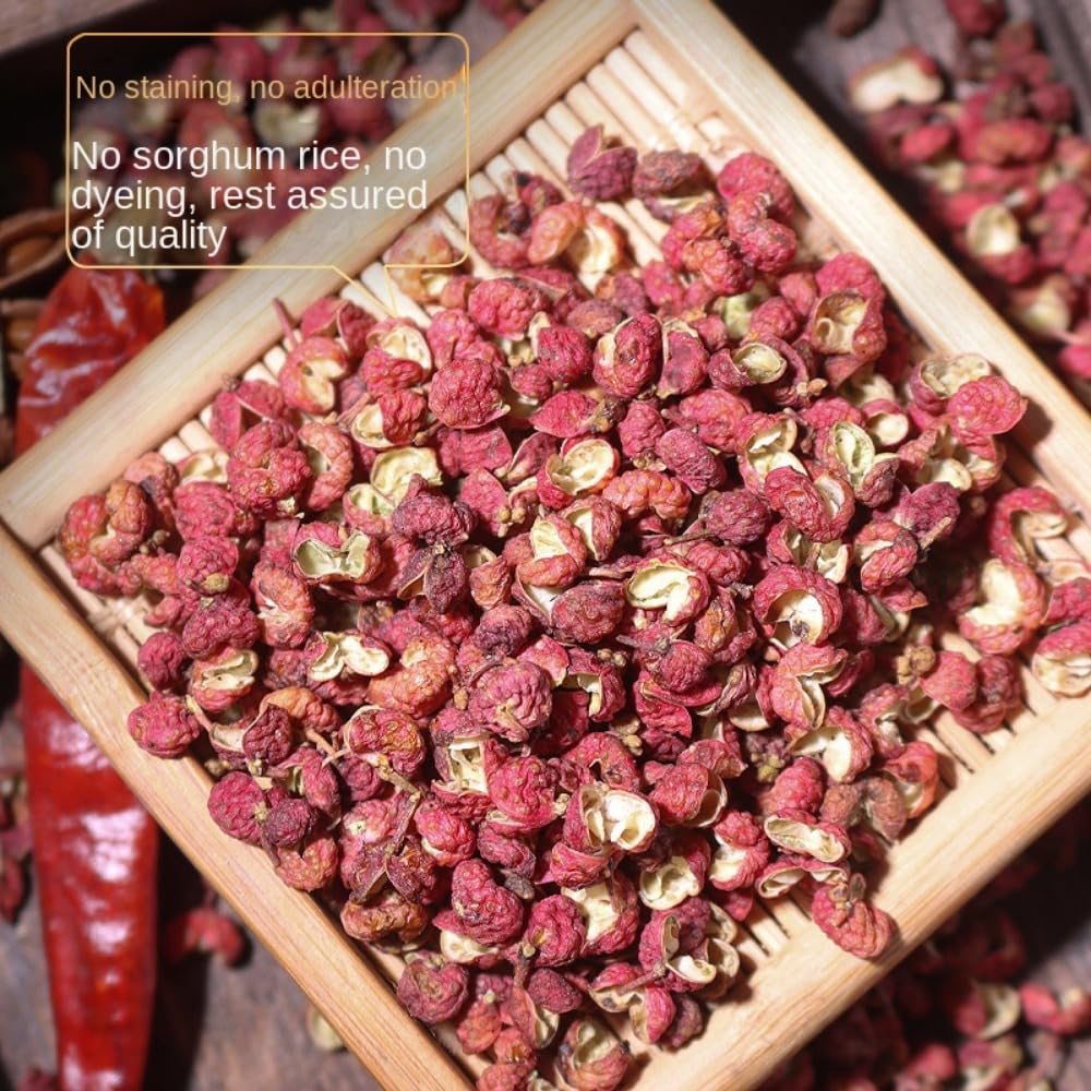 Zercumm Canned Red Flowers Dry Pepper Bottled New Goods Extra Tingly Special Flavor Dahongpao Tea Particles Pepper