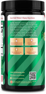 Perk Energy Caffeine-Free Drink Mix (Eggnog) 20 Servings - Healthy Coffee Alternative with Protein, Gluten-Free, Soy-Free, Peanut-Free
