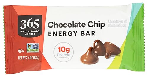 365 by Whole Foods Market, Energy Bar, Chocolate Chip, 2.4 Ounce
