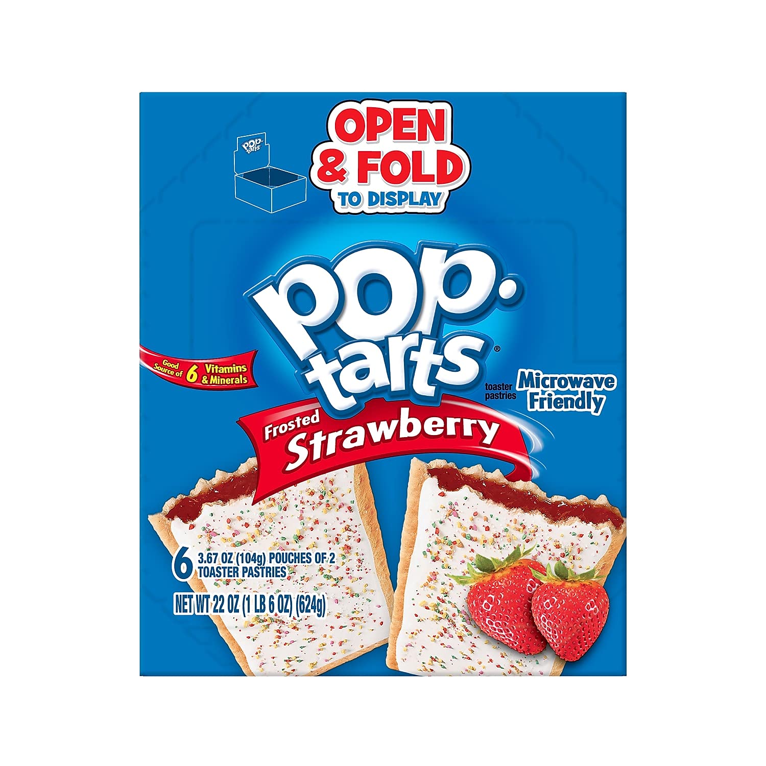 Kellogg's Pop Tart, Strawberry, 2-ct