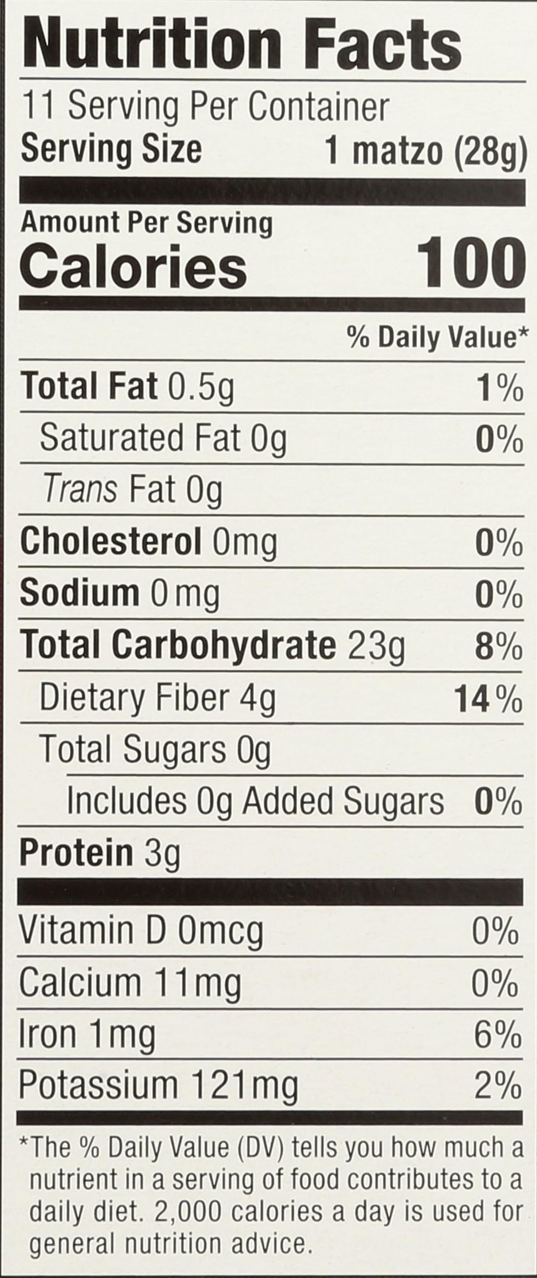 Streits Matzo Whole Wheat