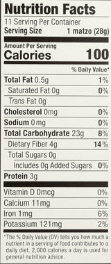 Streits Matzo Whole Wheat