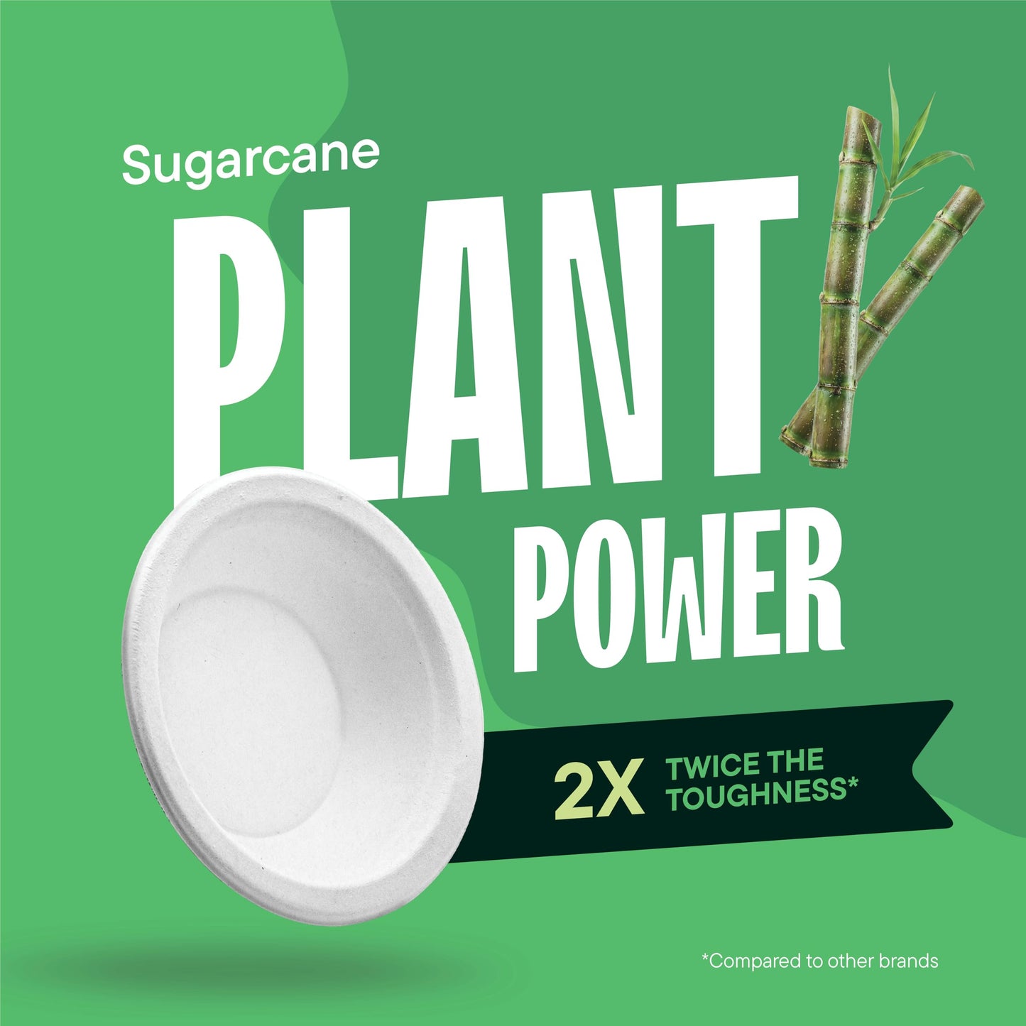 100% Compostable Disposable Paper Bowls [125-Pack] - {PFAS-Free} - {BPI Certified} - [12 oz] Heavy Duty, Eco-Friendly, Biodegradable Bagasse Hot Soup