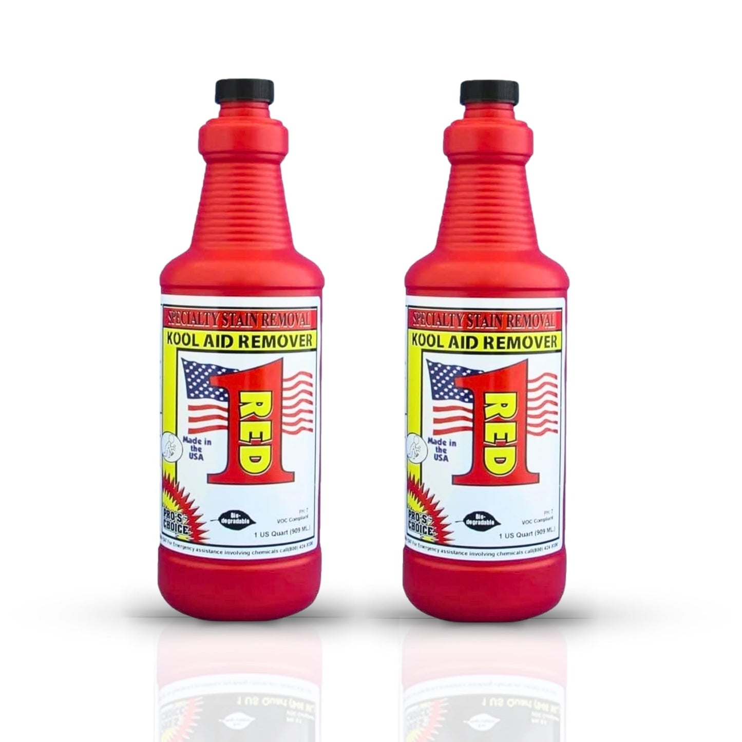 Pro's Choice Fabric Stain Remover Red 1 - Stain Remover on Synthetic Food Colors/Dyes - Carpet & Couch Stain Remover - Red Wine Stain Remover