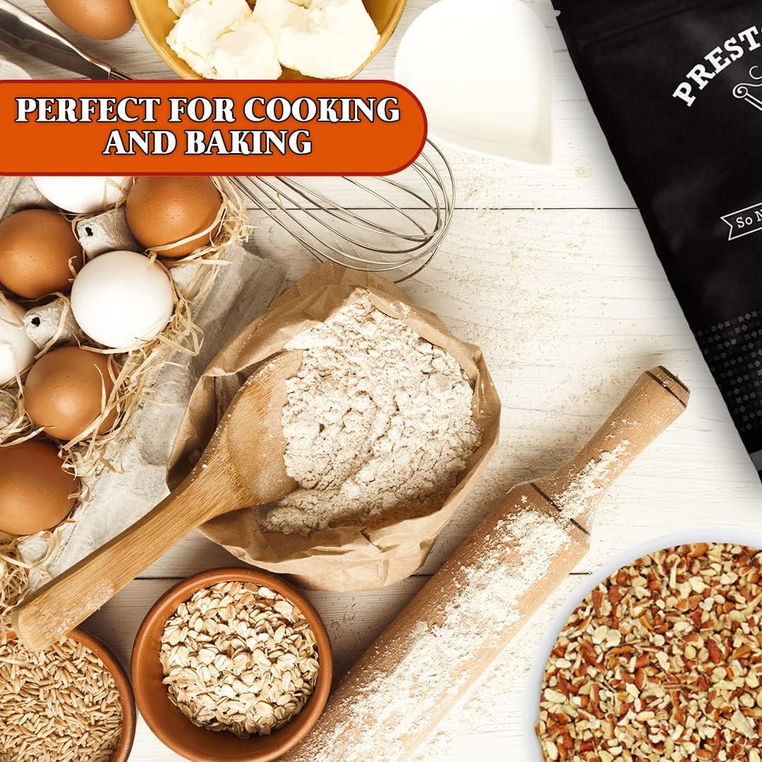 Presto Sales Small Chopped Pecans 16 oz. | Raw, Unsalted, Shelled, Natural | Non-GMO, Keto/Paleo, Vegan | Low-Cholesterol, Low-Fat, Dairy-Free