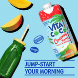 Vita Coco Coconut Water, Peach & Mango - Naturally Hydrating Electrolyte Drink - Smart Alternative to Coffee, Soda, and Sports Drinks - Gluten Free