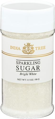 INDIA TREE White Decorating Sugar, 3.5 OZ