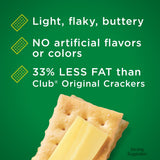 Club Crackers, Lunch Snacks, Snack Crackers, Reduced Fat, 11.7oz Box (1 Box)