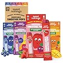 Sweet Nothings, Multi-Pack, USDA Organic Kids' Squeezable Super Fruit Smoothie, Value Pack of 24 - Dye-Free, No Added Sugar,Vegan, Healthy Organic