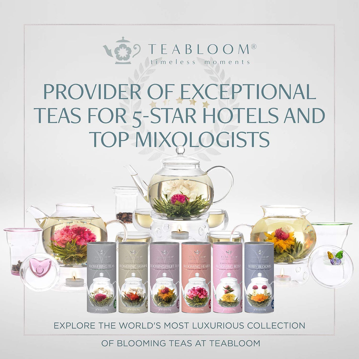 Teabloom Organic Herbal Tea, Sahara Apple Spice Loose Leaf Tea, Warm and Sweet Rooibos with No-Caffeine, Certified Organic, Fresh Whole Leaf Blend in