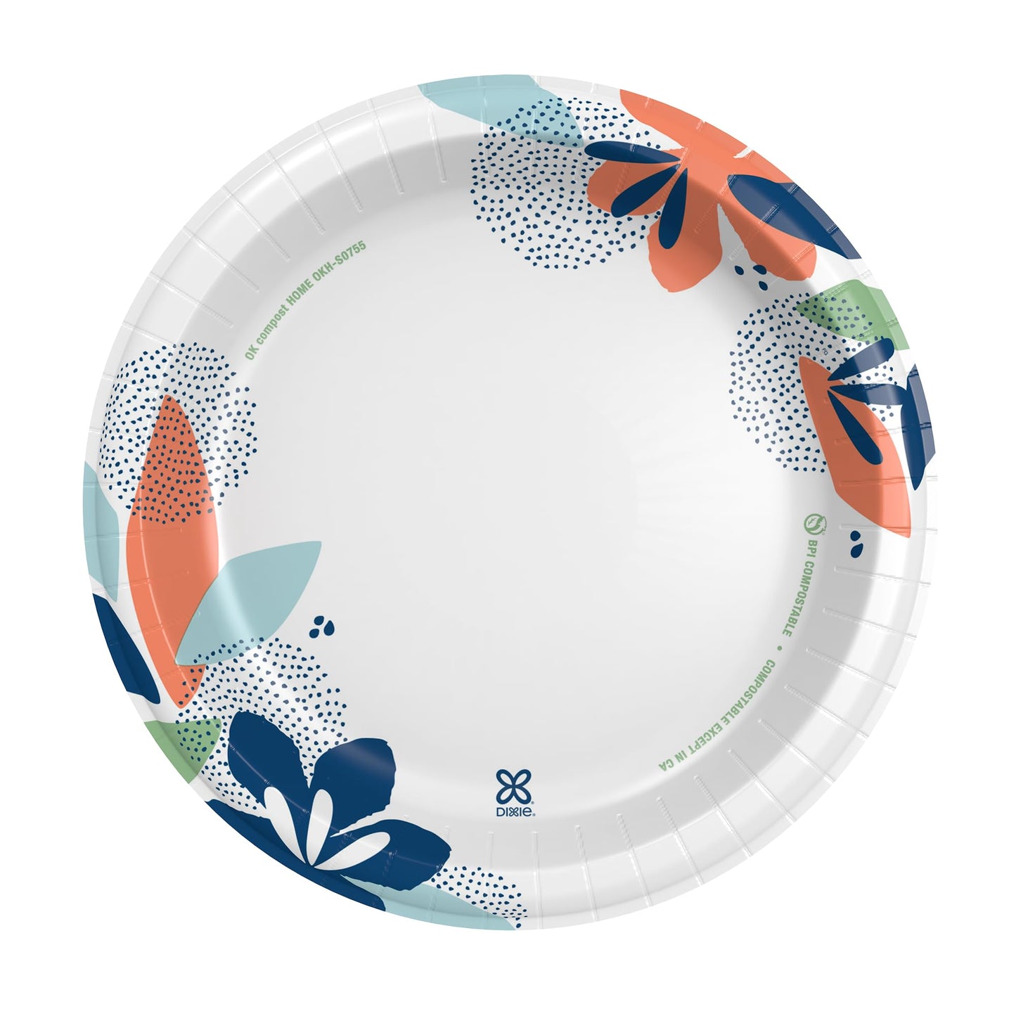 Dixie Large Paper Plates, 10 Inch, 86 Count, 2X Stronger*, Microwave-Safe, Soak-Proof, Cut Resistant, Disposable Plates For Everyday Breakfast, Lunch