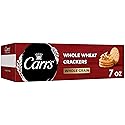 Carr's Crackers, Whole Grain Crackers, Party Snacks, Whole Wheat, 7oz Box (1 Box)