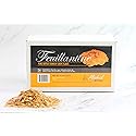 Feuillantine™-Crispy confection made from thin, sweetened crêpes.