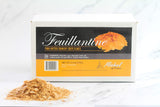 Feuillantine™-Crispy confection made from thin, sweetened crêpes.