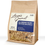 Laura's Gourmet Granola BlueBerry Bliss Crunch, 2 lb, Gluten-Free Oats, Vegan, Dairy & Soy Free Snack, Organic Agave, Chewy Blueberries, Citrus
