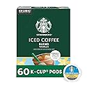 Starbucks K-Cup Coffee Pods, Iced Coffee Blend, Vanilla Naturally Flavored for Keurig Brewers, 100% Arabica, 6 Boxes (60 Pods Total)