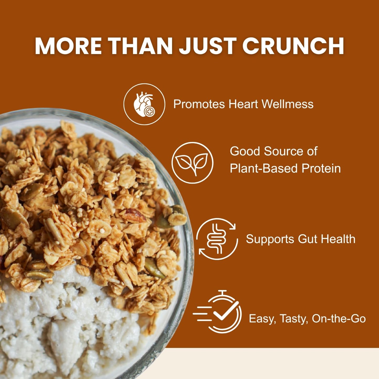 Erin Baker’s Homestyle Vanilla Almond Quinoa Granola with Ancient Grains - Made from Natural Ingredients, Crunchy, Versatile Snack or Cereal - Vegan
