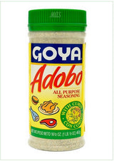 Adobo All Purpose Seasoning with Cumin by Goya, Latin Spice Shaker for Meat, Chicken, and Fish, Fat Free and Calorie Free Spice Blend with Garlic