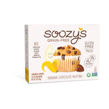 SOOZYS Banana Chocolate Muffins 4 Count, 9 OZ