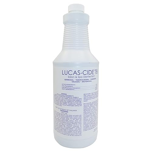 LUCAS-CIDE TB All Purpose Cleaner, Hospital Grade Disinfectant - Home Cleaning Supplies For Everyday Hygiene - Disinfecting Spray Bathroom Cleaner