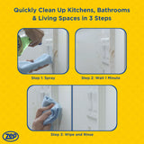Zep All-Purpose Cleaner - 32 oz (Pack of 4) ZUALL324- designed to tackle tough grease dirt and grime throughout your home