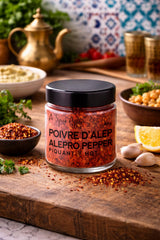 A Spice Affair’s Aleppo Pepper | Warm, Mildly Spicy & Fruity Middle Eastern Chili Flakes | All-Natural, Non-GMO, Filler-Free | Perfect for Meats