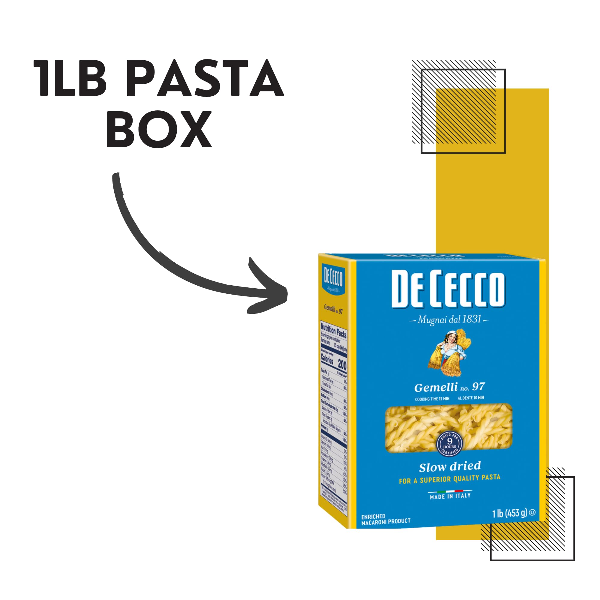 DeCecco Gemelli, No. 97, 1 Pound Box