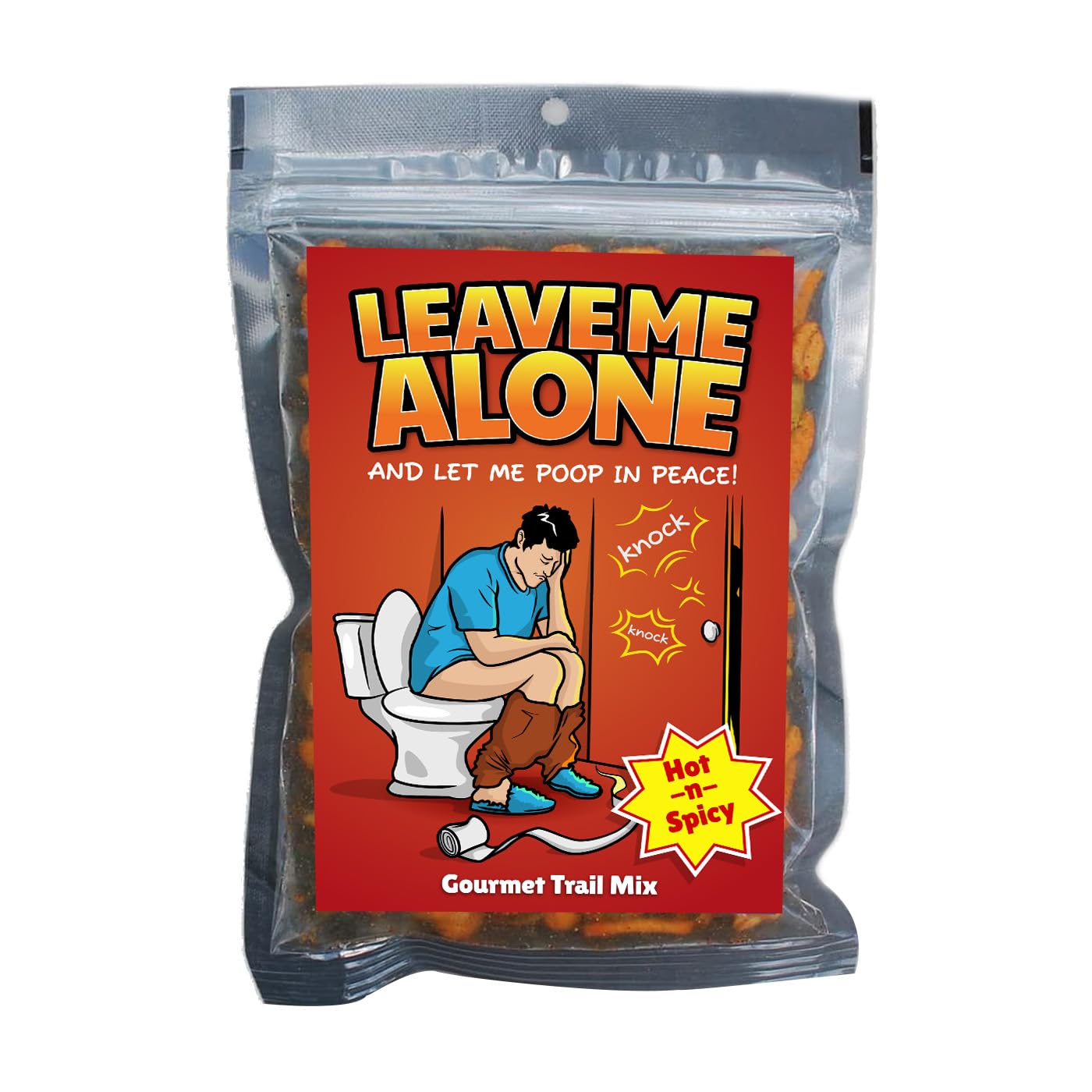 Leave Me Alone Trail Mix - Dad Gifts Poop in Peace Snack Mix Unique Funny Fathers Gifts Parenthood Snack Basket Ideas for Men