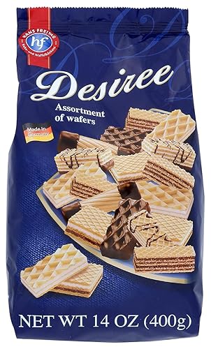 Hans Freitag Biscuits and Wafers (Desiree Wafers, 14oz, pack of 2)