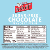 FOX'S U-BET Syrup Bottle, Kosher Certified, Brooklyn Original, Fat Free (1-Pack, Sugar-Free Chocolate)