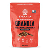 Lakanto Cinnamon Almond Crunch Granola - Delicious Snack, Quick Breakfast Cereal, Keto Friendly, Monk Fruit Sweetener, No Sugar Added, Vegan, Gluten