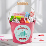 Personalization Universe Dino-Mite Personalized Mini Pink Treat Bucket