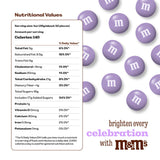 M&M’S WORLD Light Purple Milk Chocolate Candy - 2lbs Resealable Purple Candy Pack for Easter, Mother's Day, Graduations, Birthday Parties, Weddings