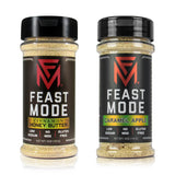 Feast Mode Flavors | Apple Spice Pack | 2 count | 5oz seasonings | Cinnamon Honey Butter | Caramel Apple | meal prep seasoning, low sodium, no msg