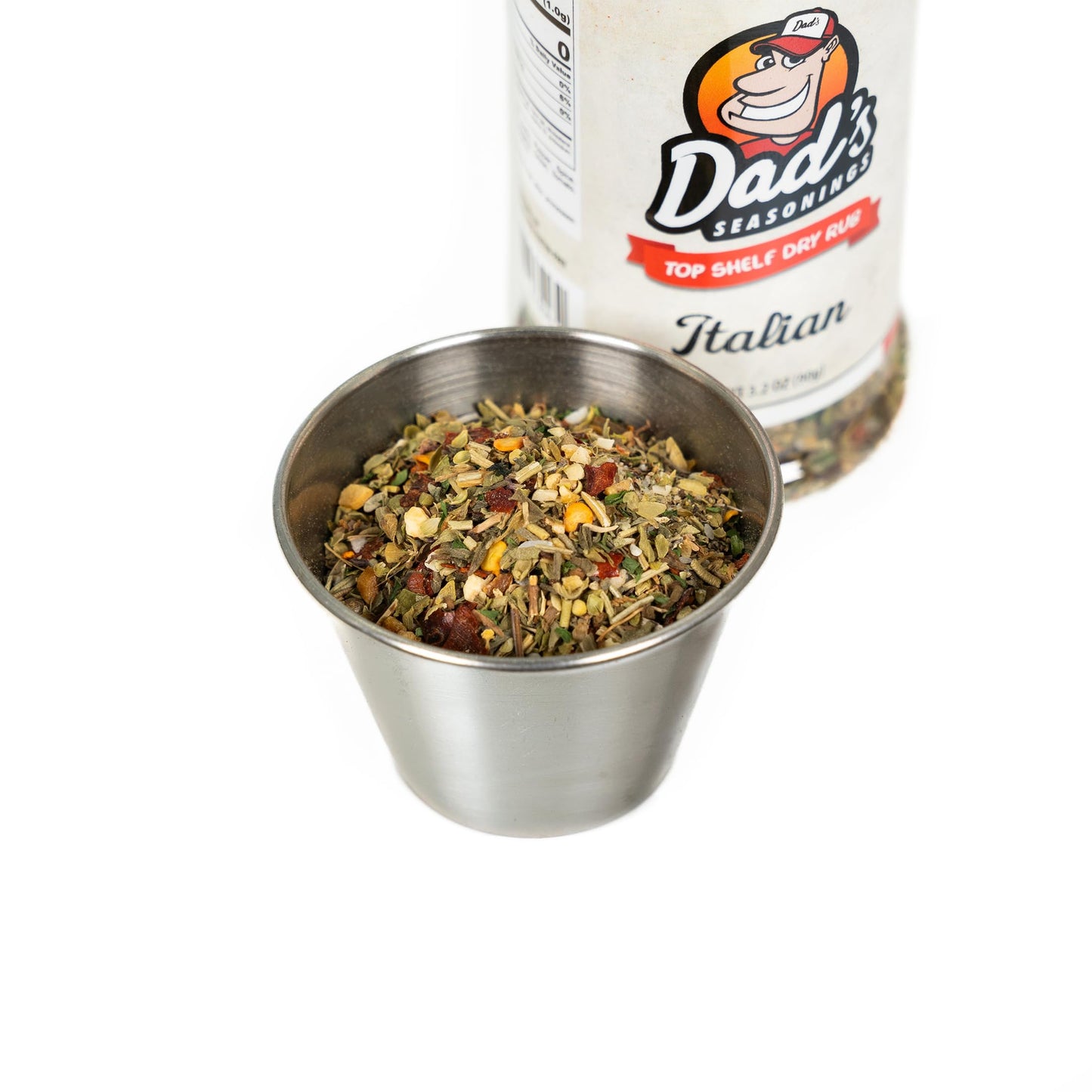 Dad’s Seasonings Italian Rub & Seasoning, All-in-One Herb Seasoning with Garlic, Pepper, and Bold Spices - Great for Pasta, Pizza, Meat, Grilling