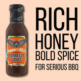 Croix Valley Pitmaster's Bold Competition BBQ Sauce - 3 Pack (12 oz Glass Bottles) - Bold Spice & Honey with Vinegar Finish - Gluten-Free, No MSG, No