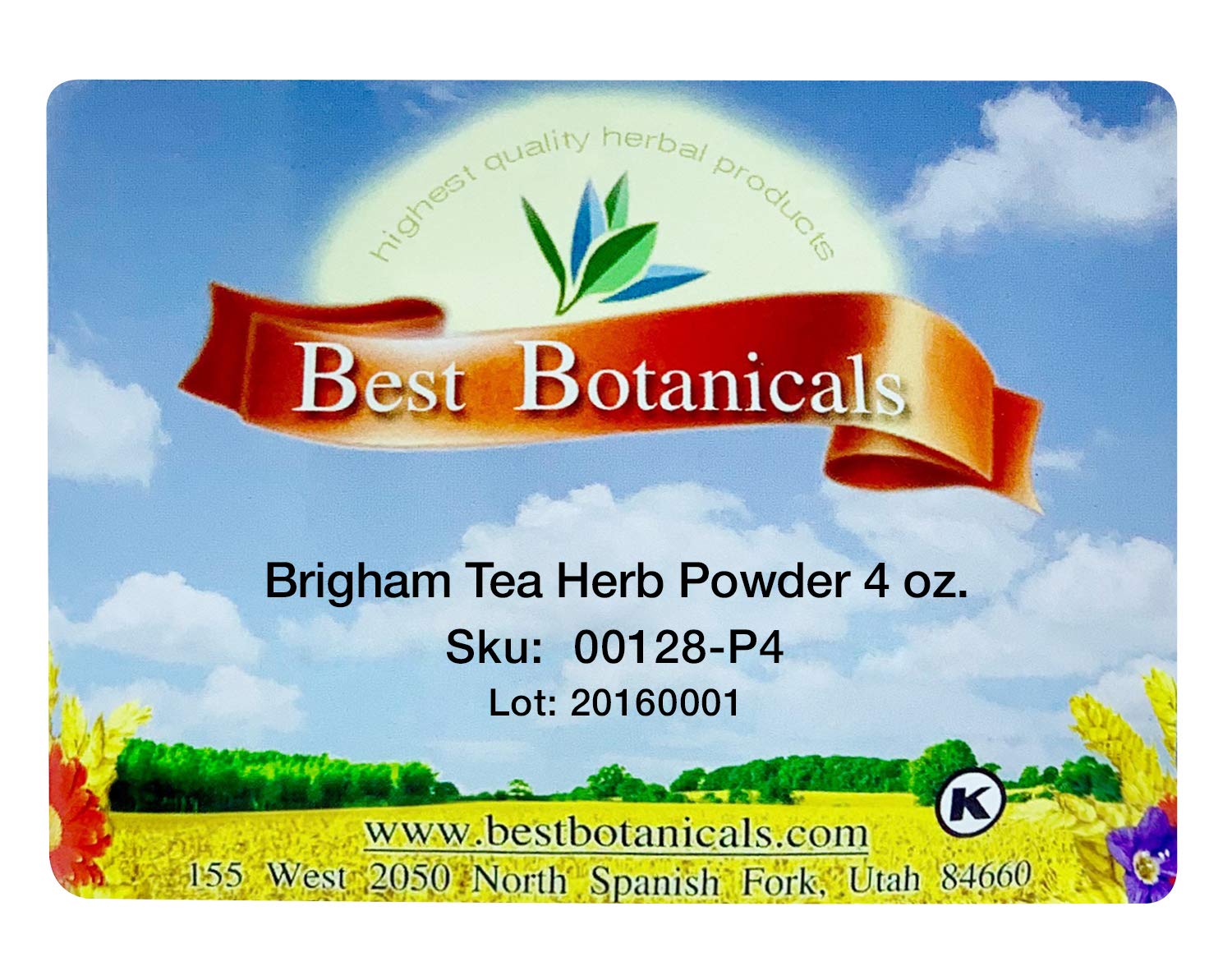Best Botanicals Brigham Tea Herb Powder 4 oz.