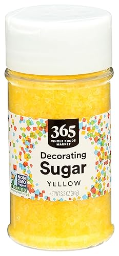 365 by Whole Foods Market, Yellow Decorating Sugar, 3.3 Ounce