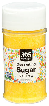 365 by Whole Foods Market, Yellow Decorating Sugar, 3.3 Ounce