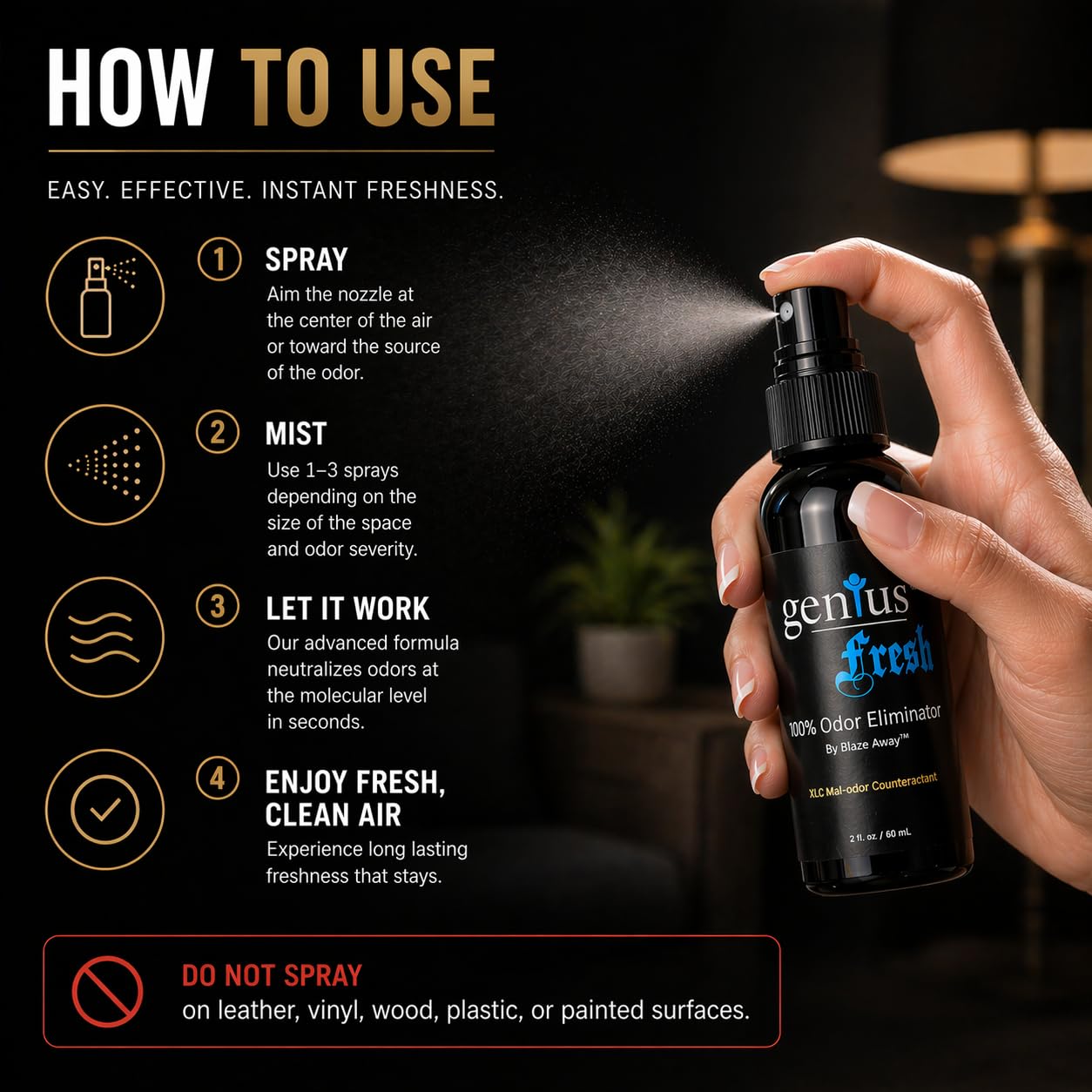 Genius Fresh Odor Spray