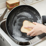5pcs Heavy Duty Scrub Sponges,Toast Shape Sponge,Cute Deep Cleaning Thickened Scrub Kitchen Sponges,Sandwich Style Washing Dishes Scrubber