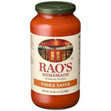 Rao's Homemade Vodka Sauce, 24 oz, Tomato Sauce, All Purpose, Keto Friendly Pasta Sauce, Premium Quality Tomatoes from Italy & Vodka